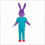 Dr Rabbit Mascot Costume