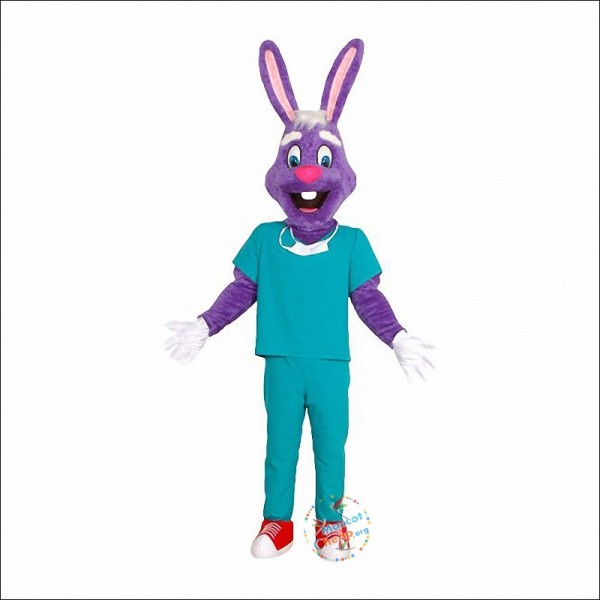 Dr Rabbit Mascot Costume