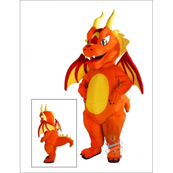 Professional Quality Dragon Mascot Costume Free Shipping