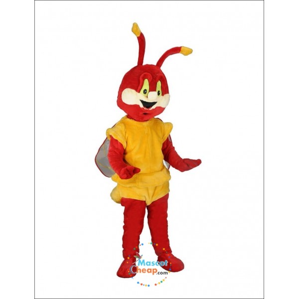 Dragonfly Happy Mascot Costume