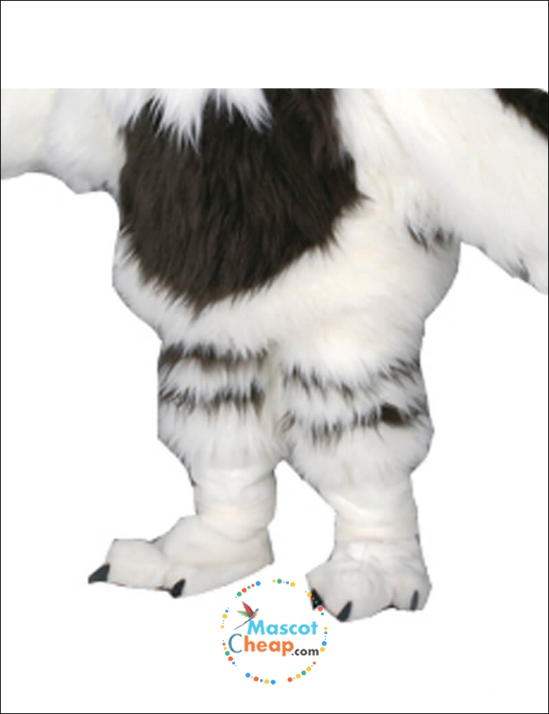 Long Plush Eagle Mascot Costume