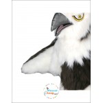 Long Plush Eagle Mascot Costume