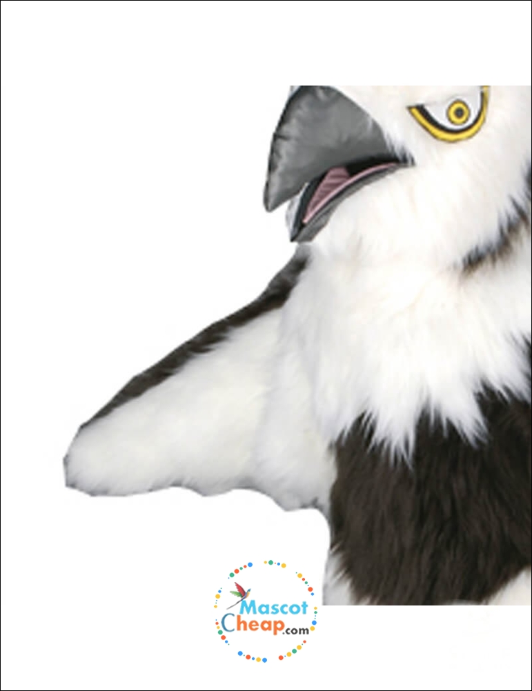 Long Plush Eagle Mascot Costume