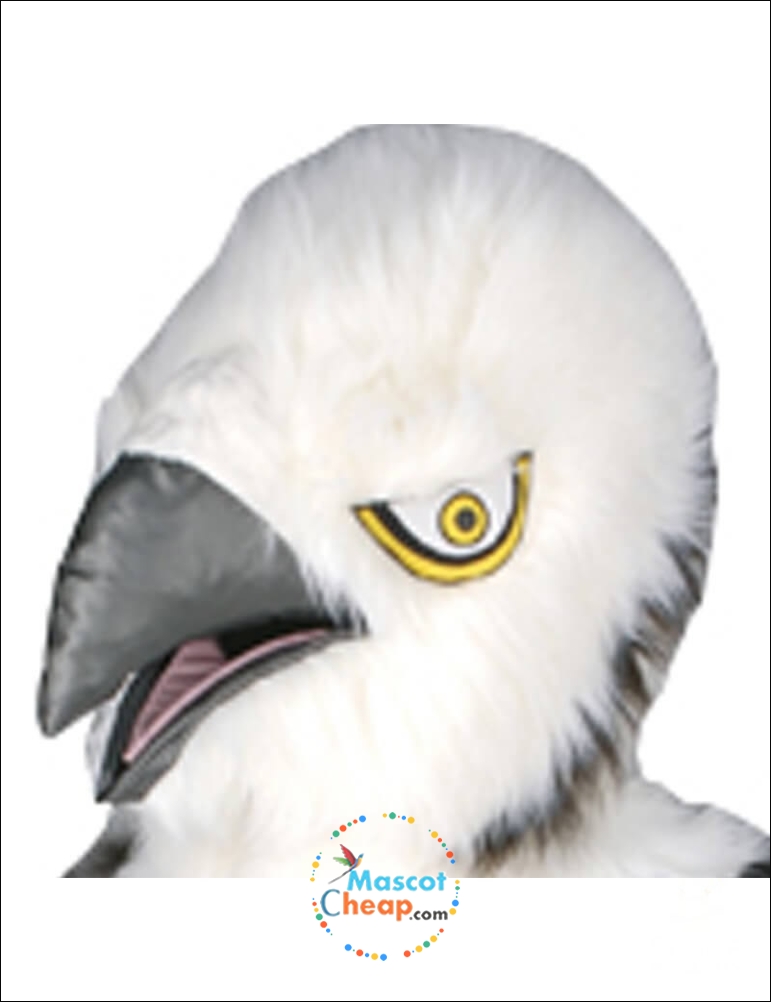 Long Plush Eagle Mascot Costume