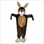Easter Bunny Costume Adult Size Faux Fur Shaggy Mascot Costume