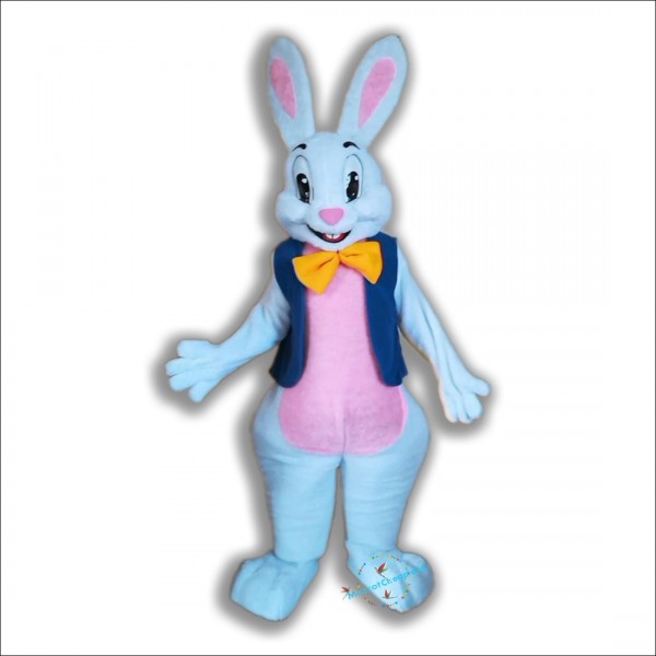 Easter Bunny White Mascot Costume 
