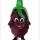Eggplant Mascot Costume