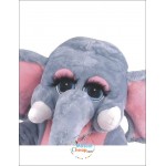 Cute Friendly Elephant Mascot Costume