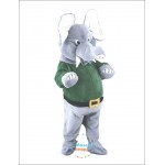 Power Fierce Elephant Mascot Costume