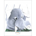 Power Fierce Elephant Mascot Costume