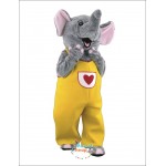 Cute Happy Elephant Mascot Costume