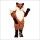 English Fox Mascot Costume
