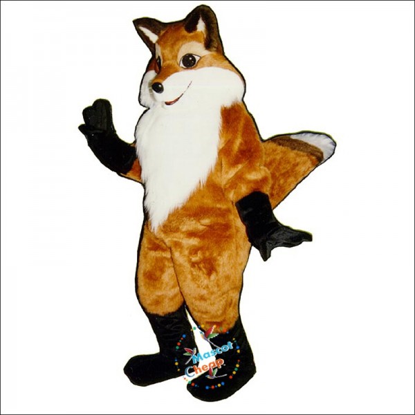 Fancy Fox Mascot Costume