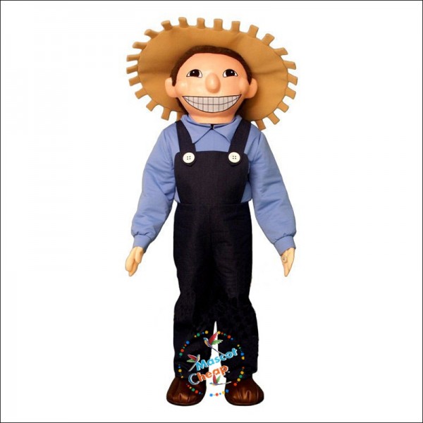 Farm Boy Mascot Costume