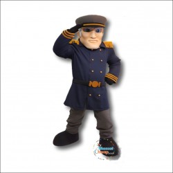 Admiral Dave Mascot Costume