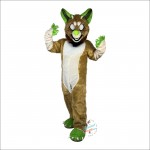 Ferocious Wolf Dog Mascot Costume