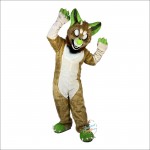 Ferocious Wolf Dog Mascot Costume