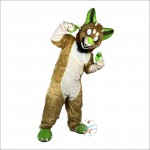 Ferocious Wolf Dog Mascot Costume