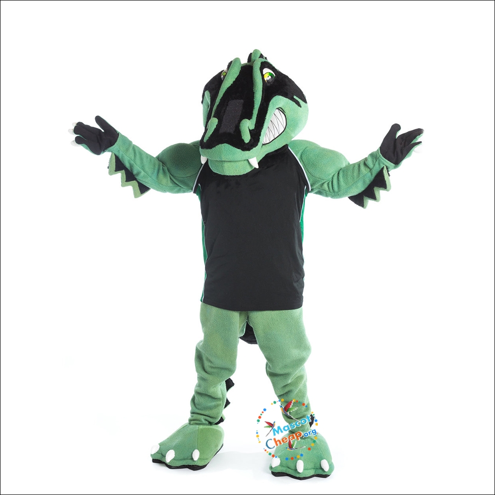 Fierce Gator Mascot Costume Under Discount