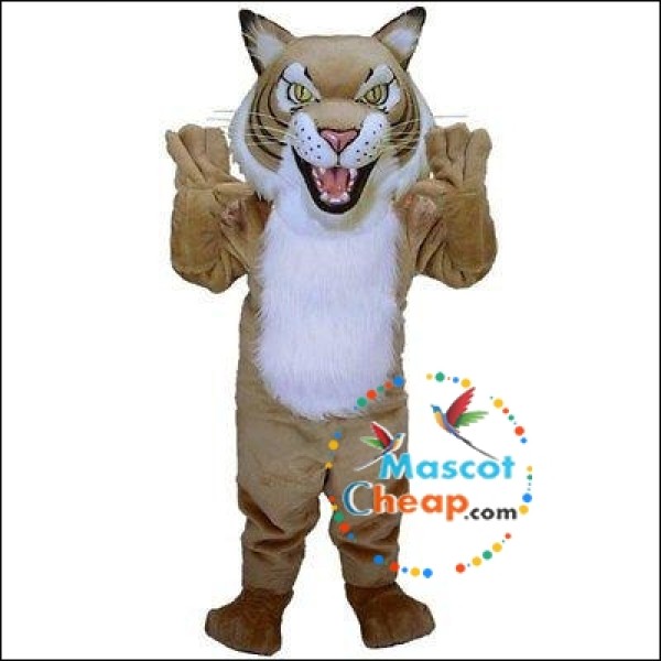 Fierce Wildcat Mascot Costume