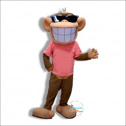 Happy Eye Monkey Mascot Costume