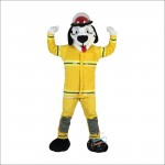Fire Dog Mascot Costume