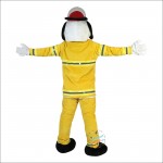 Fire Dog Mascot Costume