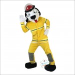 Fire Dog Mascot Costume
