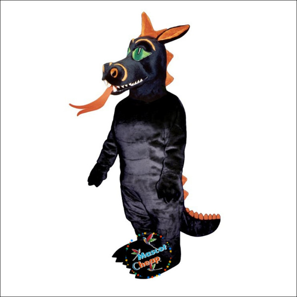 Fire Dragon Mascot Costume
