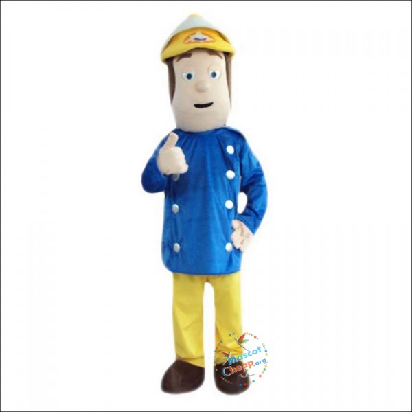 Firemen Cartoon Mascot Costume