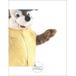 Happy Fox Mascot Costume