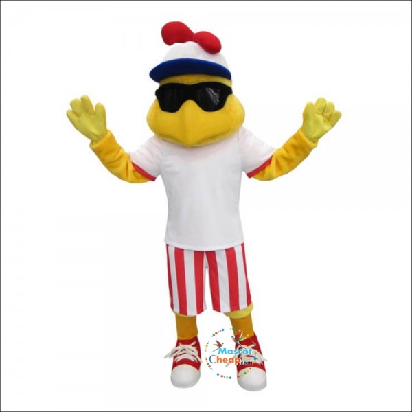 Frickers Glasses Chicken Mascot Costume