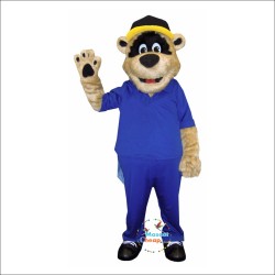 Friendly Bear Mascot Costume