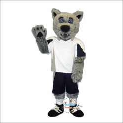 Friendly Coyote Mascot Costume