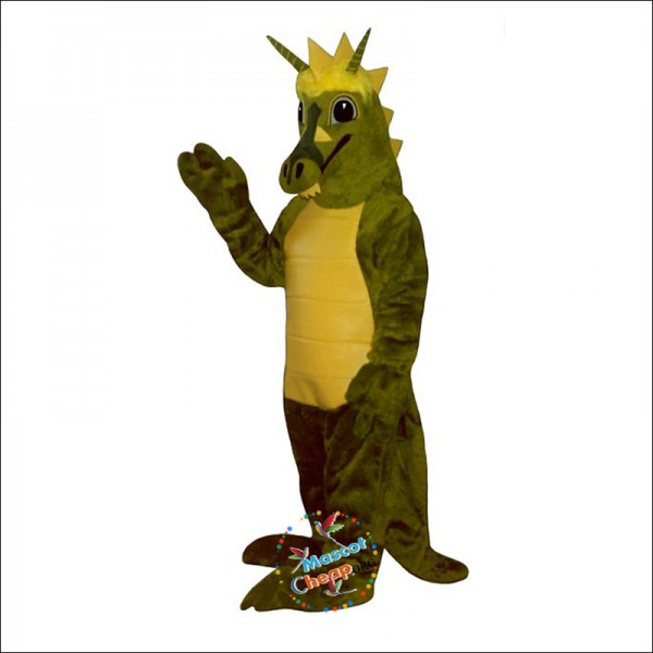 Friendly Dragon Mascot Costume