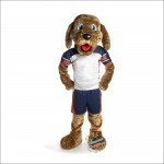 Friendly Lovely Dog Mascot Costume