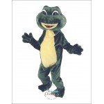 Green Frog Mascot Costume