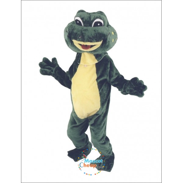 Green Frog Mascot Costume