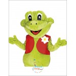 Frog Mascot Costume Happy