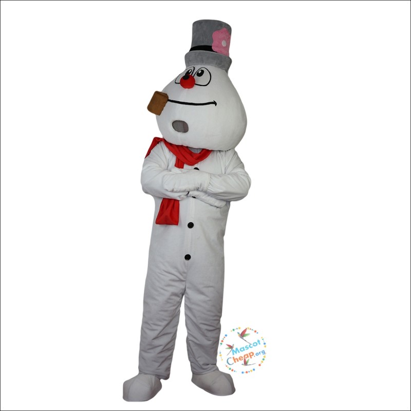 Funny Snowman Mascot Costume Funny Snowman Mascot Costume