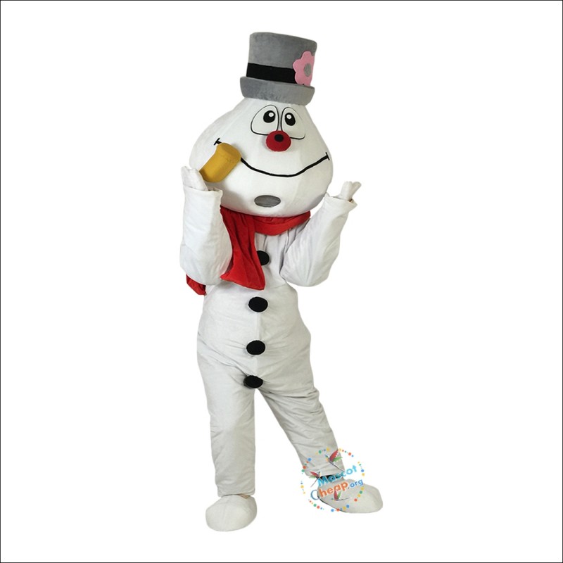Funny Snowman Mascot Costume Funny Snowman Mascot Costume