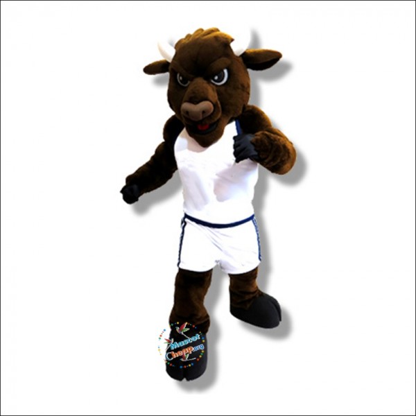 College Power Bison Mascot Costume