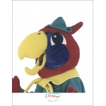 Giant stuffed parrot  mascot costume