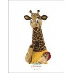 Cute Happy Giraffe Mascot Costume
