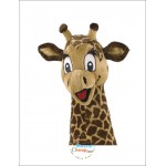 Cute Happy Giraffe Mascot Costume