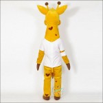 Giraffe Mascot Costume High Quality