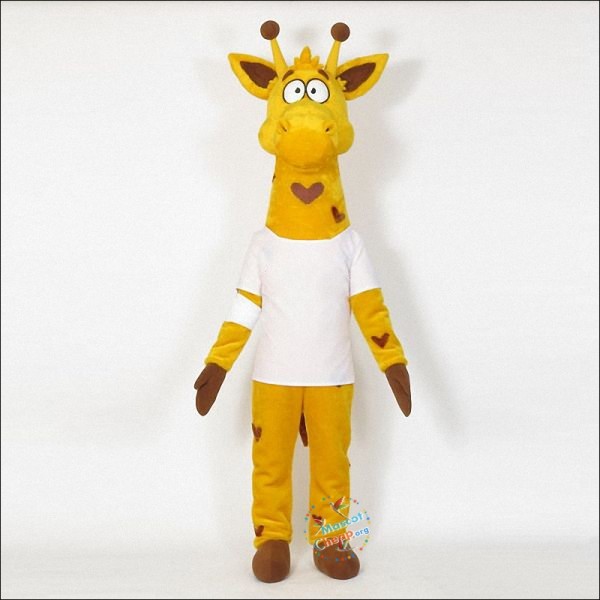 Giraffe Mascot Costume High Quality