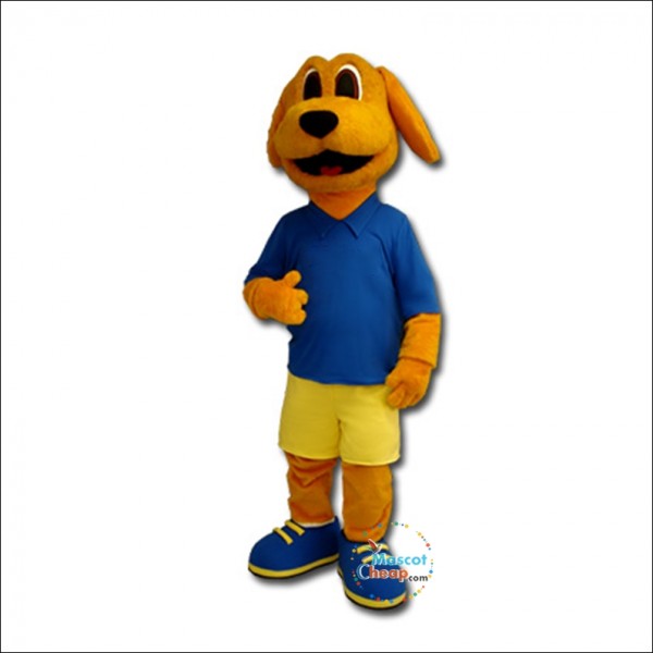 Goldie Dog  Mascot Costume
