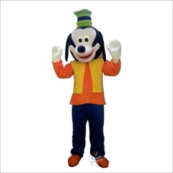 Goofy Dog Cartoon Mascot Costume