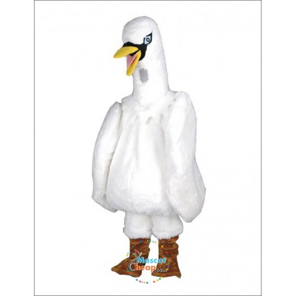 White Goose Mascot Costume